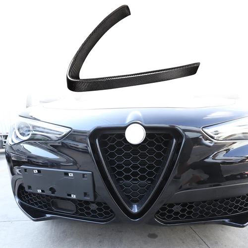 For 2017-2023 Alfa Romeo Stelvio Real Carbon Fiber Full Inner Kit Cover Trim Set - Picture 24 of 30