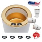 <!--F#f_0-->12V Car Cup Holder Heater & Cooler - Stylish Beverage Warmer with Gold Trim<!--F/-->