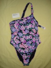 NWT Victoria's Secret VS Crystal Bling Floral Swim One Piece Swimsuit S New Rare