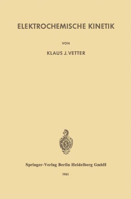 Thumbnail - Elektrochemische Kinetik K. J. Vetter Taschenbuch Paperback Xv Deutsch