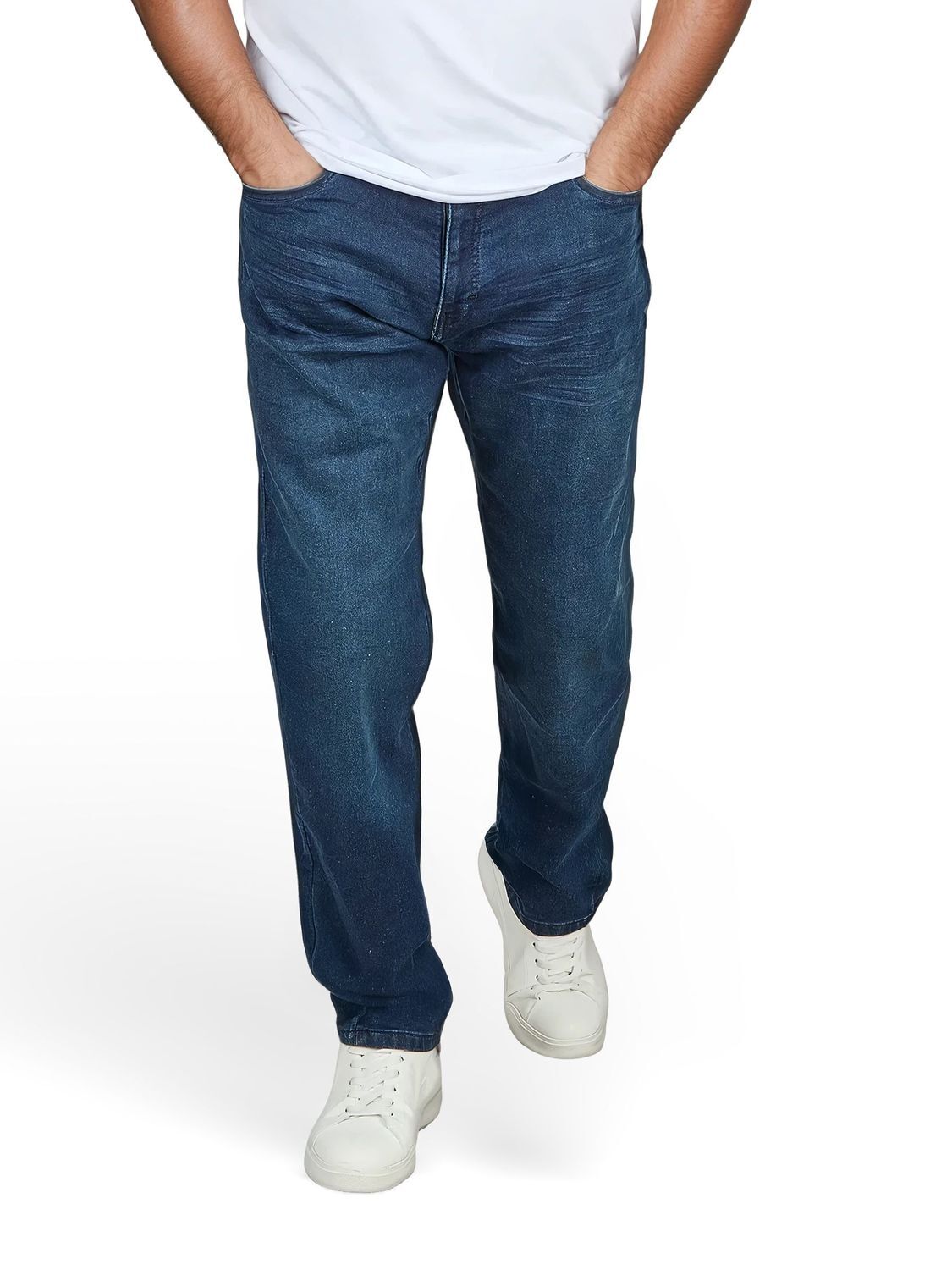 ПЛОТНЫЕ джинсы Herren стрейчевого современного кроя DFAlvin Jeanshose из джинсовой ткани-чулок