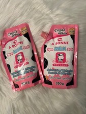 2X A BONNE' Spa Milk Salt Moisturizing Skin Scrub Brightenin 350g