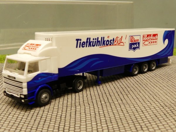 1/87 Herpa Albedo Scania 142 Packfisch Kühlkoffer SZ | eBay