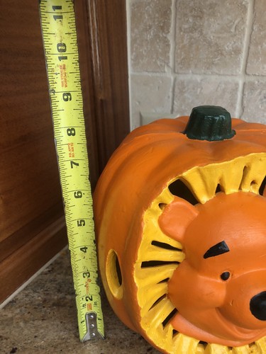 Disney Halloween Winnie the Pooh zucca illumina Jack-o-Lantern stampo per soffiaggio vintage - Foto 7 di 13