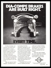 1978 Dia-Compe brakes Vintage ORIGINAL Bike/Bicycle Print ad/mini poster-1970's
