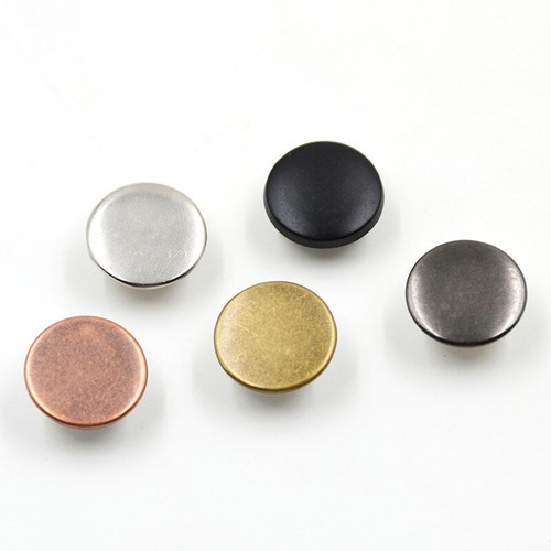 10Pcs 17mm Replacement Hammer On Buttons With Tack Alloy Studs Denim Jeans Coat - Picture 3 of 11