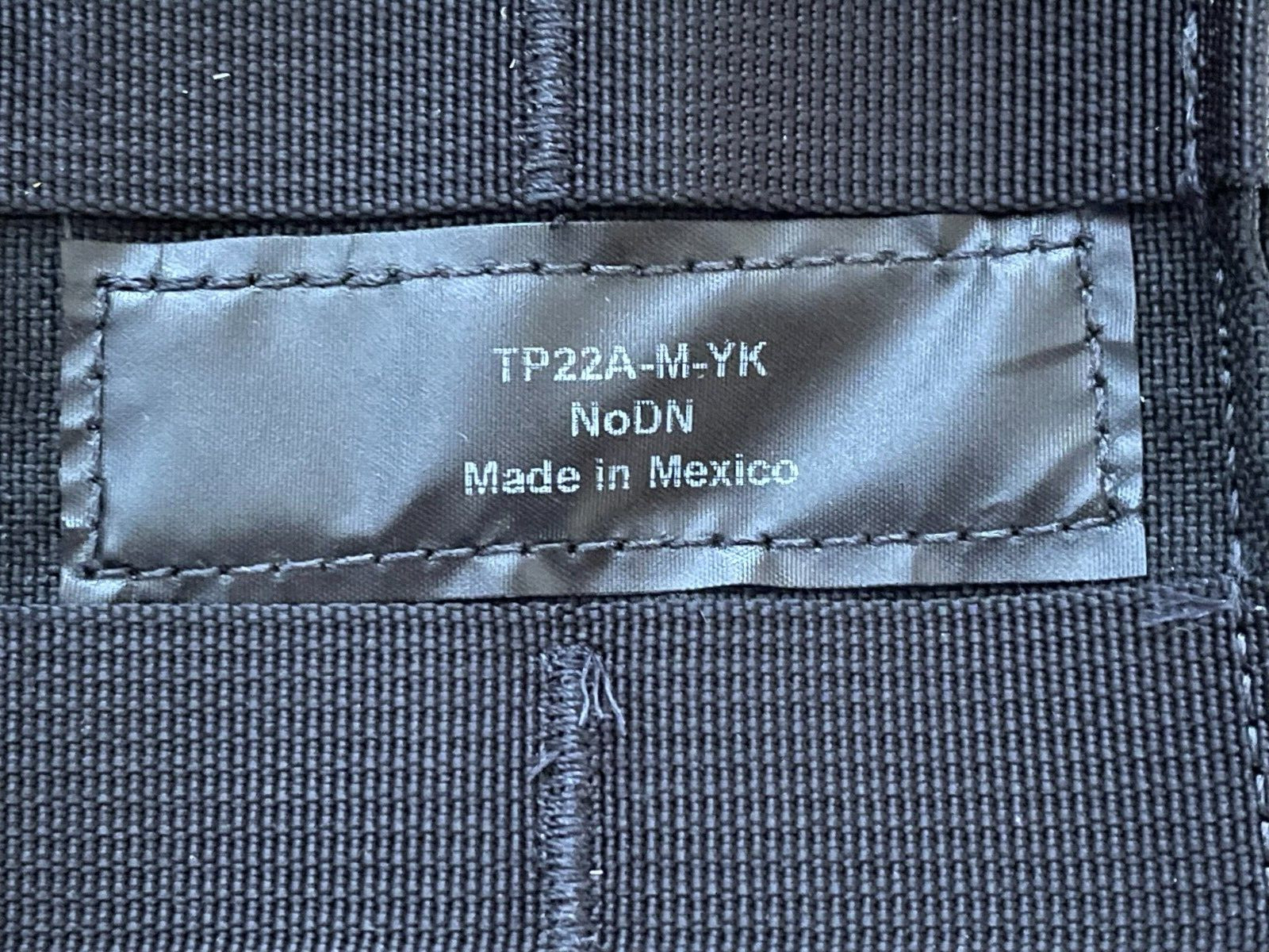 PROTECH TACTICAL TP22A Single Utility Pouch Nalgene Hydration Black Molle 8"X4"