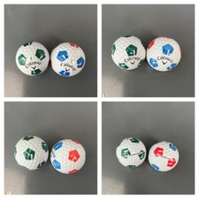 LOGO GOLF BALL- 2 NICE TRUVIS NEVER LAY UP .MINTY