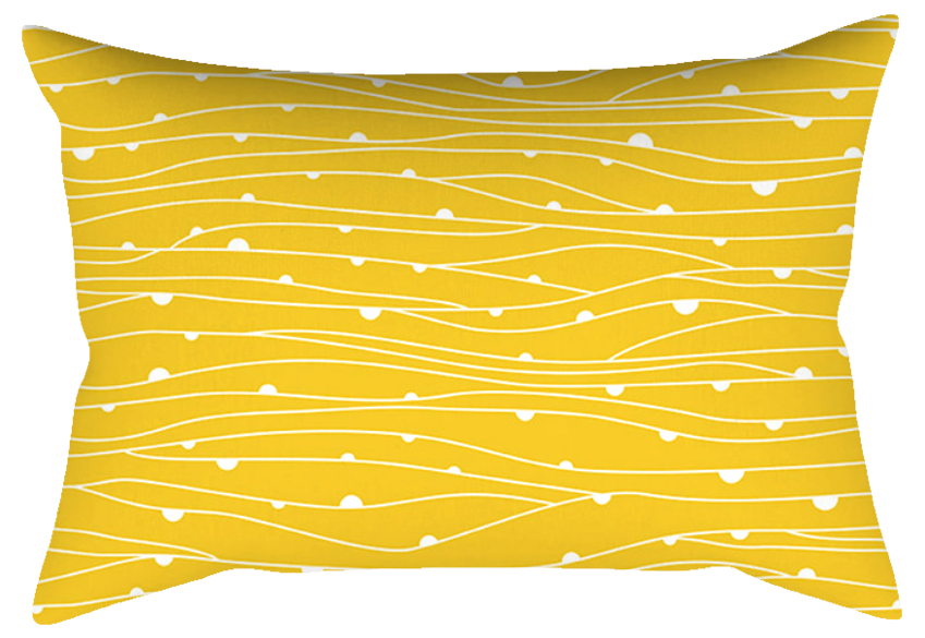 12x20" Black White Decorative Cushion COVER 2Sided Lumbar Floral