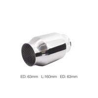 Universeller EndschalldäMpfer Custom Muffler Inox Rund ESR4 Simoni Racing