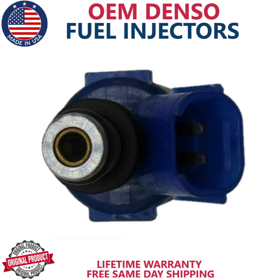 X4 OEM DENSO mejor actualización inyectores de combustible para 1995 1996 1997 Kia Sephia 1,6 L Foto 4 de 4