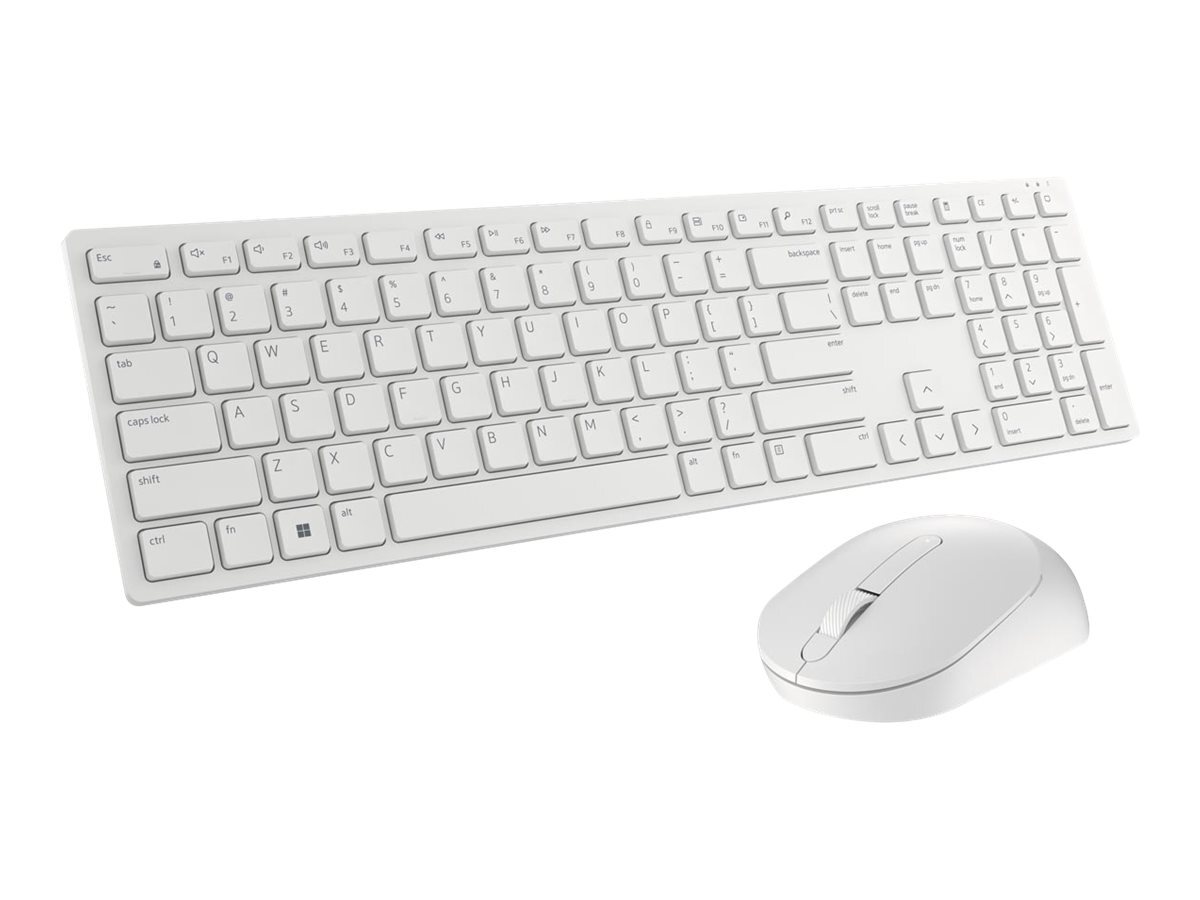 Dell Pro KM5221W Tastatur-und-Maus-Set Tastiera 1600 dpi Tastiera KM5221W-WH-INT