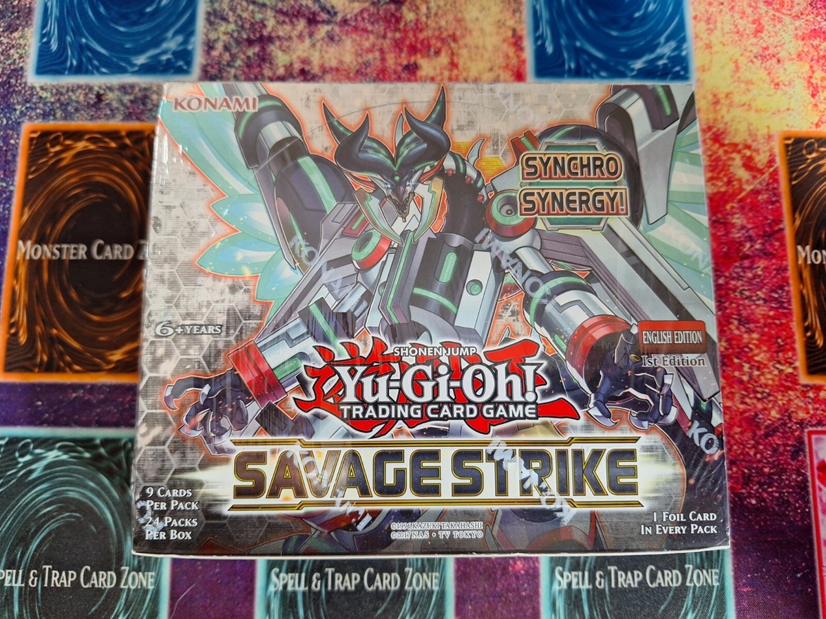 Yu-Gi-Oh! Savage Strike 1st Edition Booster Box Factory Sealed English |  eBay