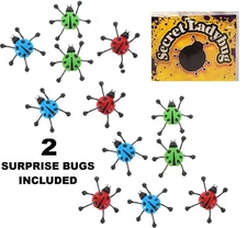 Wall Climbing Ladybug Bug Insect Toy 2 Pack 14 Piece with 2 Surprise Bonus Bugs