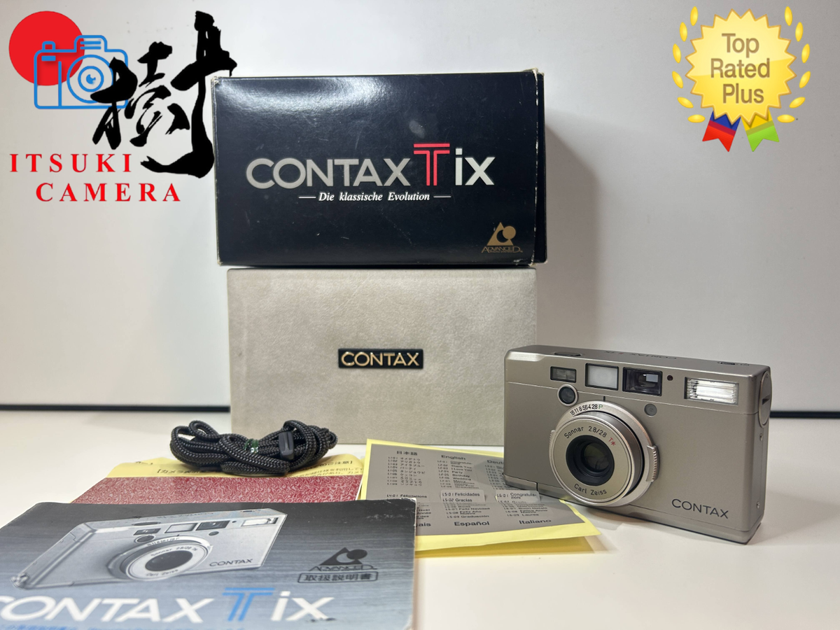 CONTAX　Tix Contax Tix Carl Zeiss 28mm f/2.8 Point＆Shoot APS Film Camera With