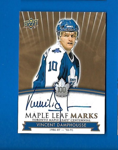 2017-18 TORONTO MAPLE LEAFS CENTENNIAL LEAF MARKS AUTOGRAPH & AKA CARD SEE LIST - Picture 87 of 91