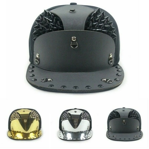 Men Girl Baseball Cap Punk Rock Spike 