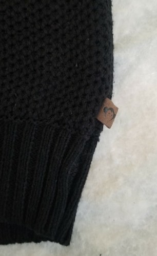 Appaman- Boys Size 7- Black Sweater- Waffle Knit - Picture 4 of 11