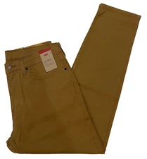 Mens Levis 502 Regular Taper Stretch Twill Jeans 36X32 Caraway (Brown) #0100