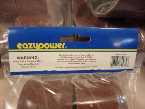 48-(8 PACKS OF 6) 2" X 1-1/2" SANDING DRUM SLEEVE ASSORT. GRIT EAZYPOWER 80984 - Picture 3 of 6