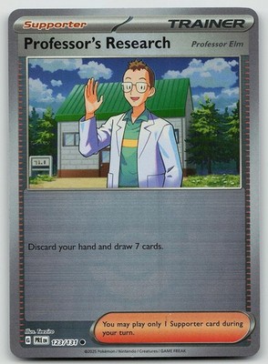 Professor's Research [Professor Elm] (Poke Ball Pattern) 123/131 PRE Holo NM