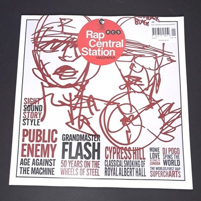 Rap Central Station Magazine Issue 1 Public Enemy Illustrated Magpaper Cypress