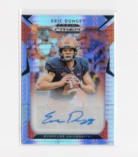 2019 Panini Prizm Draft Picks Hyper Eric Dungey #/75 Rookie Card RC Auto