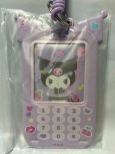 Sanrio Kuromi Flip Phone Style Pass Case Card Holder Japan