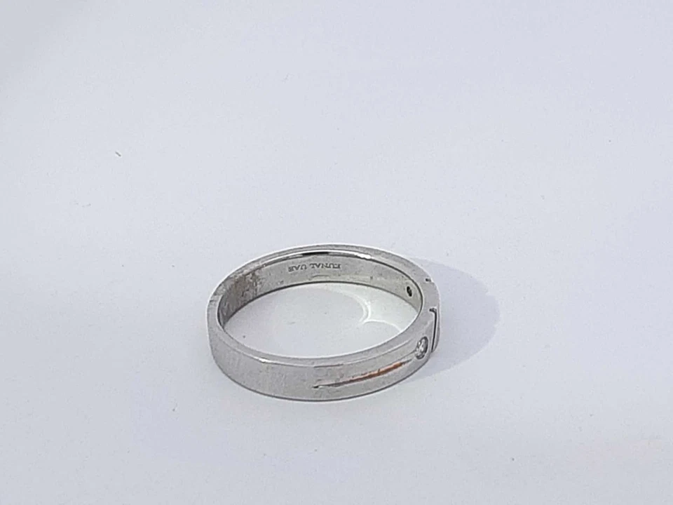 Anillo de oro blanco de 18 k de 0,3 quilates con diamantes de 3,4 gramos tamaño 5,5 Aa0525lwrsa Foto 4 de 4