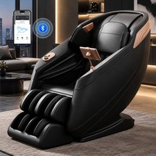 Full Body 4D 55" Ergonomic SL Track Massage Chair with 3 Zero Gravity Modes,Heat