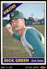 1966 Topps #545 Dick Green Athletics SHORT-PRINT 6.5 - EX/MT+
