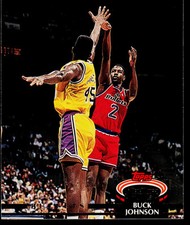 Buck Johnson, 1992-93 Stadium Club, #229, Washington Bullets,