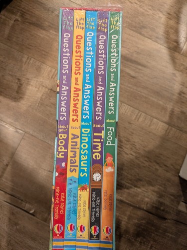Usborne Lift the Flap - Questions And Answers 5 Books Collection Set NEW - Picture 2 of 4