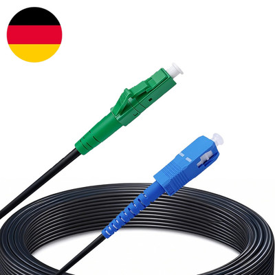 30M LC/APC Zu SC/UPC Singlemode Glasfaserkabel 3,0 Mm, G657B3 OS2 Simplex, LSZH,