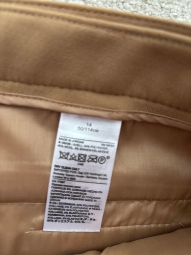 Banana Republic Heritage Collection Cargo Women Pants Size 14 Crop NWT - Picture 4 of 6