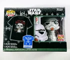 Star Wars Stormtrooper FUNKO POP Bobblehead & Black Unisex T-shirt (Med) New