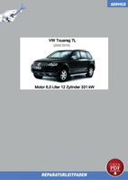 VW Touareg 7L (02-10) Reparaturanleitung Motor 6,0 L 12 Zyl. 331 Kw PDF