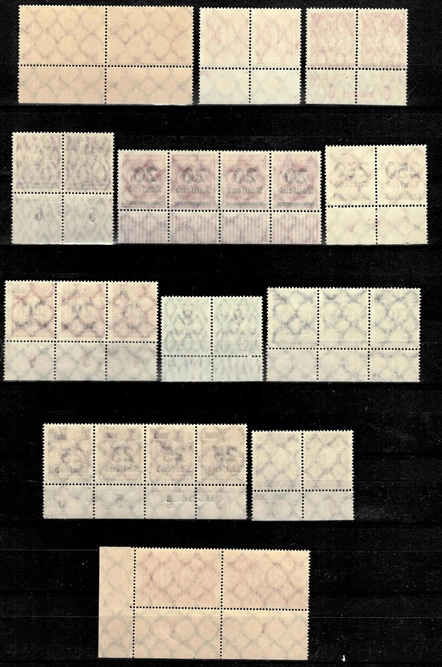 Germany 1921/23 Weimar Inflation ☀ Lot with HAN numbers / MNH(**) - Image 2 of 2