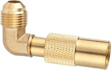 Propane Elbow Adapter for Blackstone, Brass RV Gas Connector 3/8" Male Low...