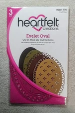  Heartfelt Creations Eyelet Oval HCD1-776 Craft Dies Set