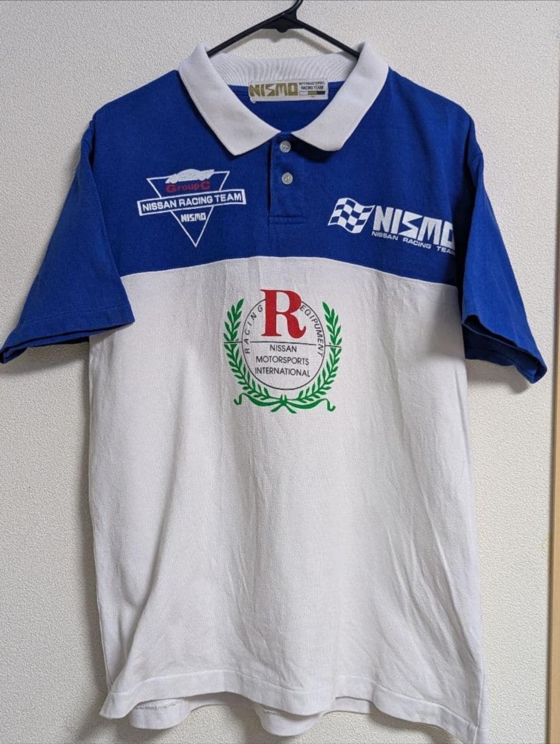 Early 90s Vintage Old Logo Nismo Nissan Group C Racing Team Polo Shirt