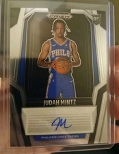 2024-25 Panini Prizm Black Judah Mintz Rookie Signatures Auto #RS-MIN