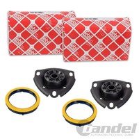 2X Febi FederbeinstÜTzlager Domlager Vorne MIT WÄLzlager FüR Audi 100 200