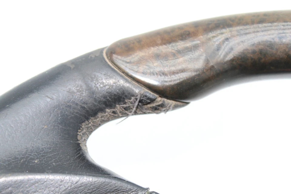 00-03 MERCEDES-BENZ W163 ML55 VOLANTE AMG NEGRO CON MOLDURAS DE MADERA E5949 Foto 4 de 4