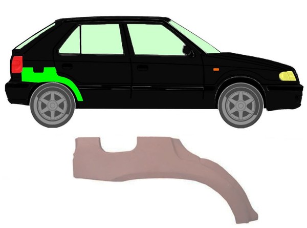 Radlauf FüR Skoda Felicia 1994 – 2001 Rechts-image