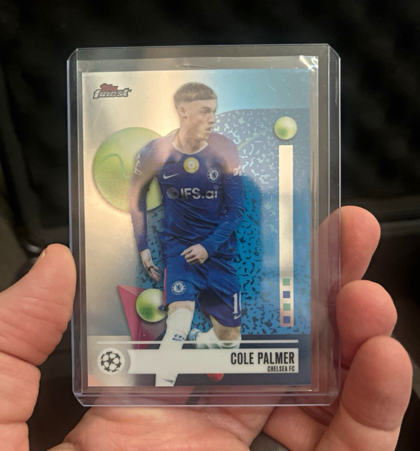 Topps Finest UEFA Club Competitions 2025-26 Cole Palmer Chelsea #20