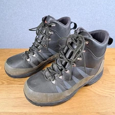 L.L. Bean Gray Ghost Studded Wading Boots Mens 12 Wide Gray-Green Outdoor Angler