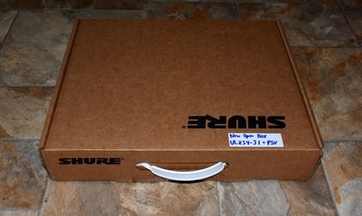 New Open Box Shure ULXS4-J1 ULX Wireless Receiver 554-590MHz w/ PSU & Antennas