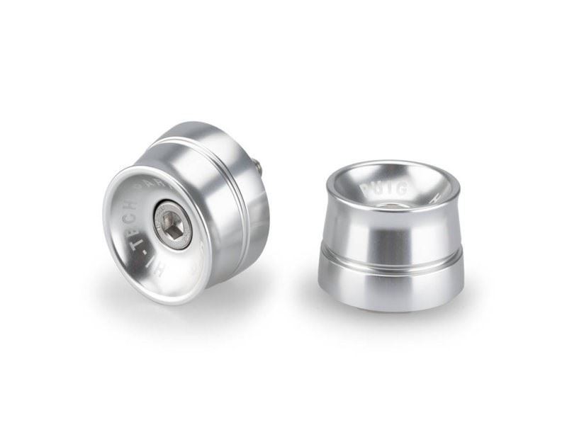 Puig Silver Speed Bar Ends Piaggio GTS 300 2008-2025