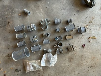 Bundle Electrical Parts Components Conduit Over 100 Pieces ￼ electrician